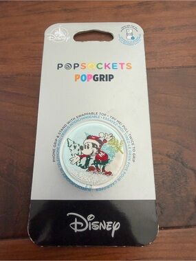 PopSocket PopGrip | Disney Mickey Mouse Snow Globe Red Green White